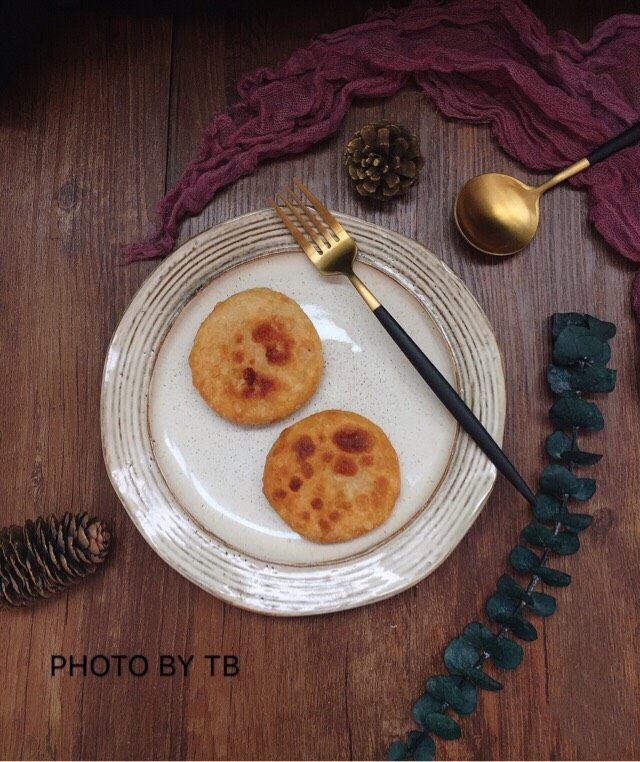 香煎肉饼,成品