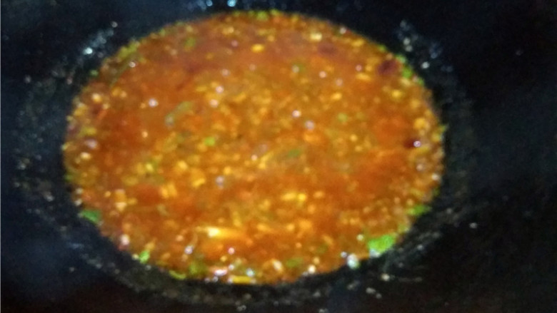 香辣豆瓣鱼,关火,起锅;