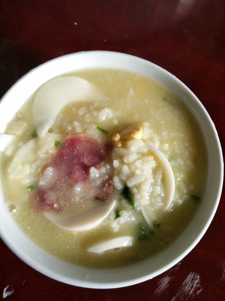 香肠鸡蛋粥