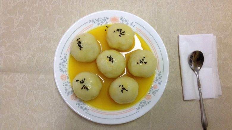 圆土豆 芒果酱土豆泥