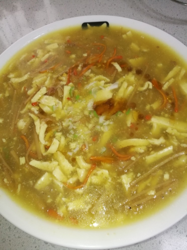 菜谱#虫草花银鱼豆腐羹#(创建于4/12~2017),成品图,OK,多味美。