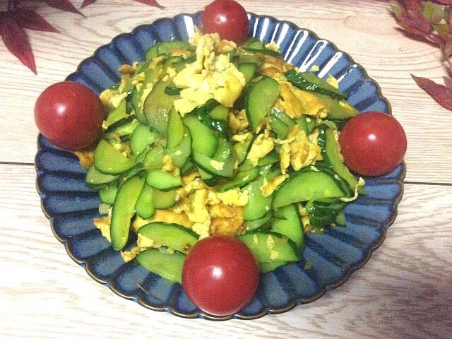 百变鸡蛋+黄瓜炒鸡蛋