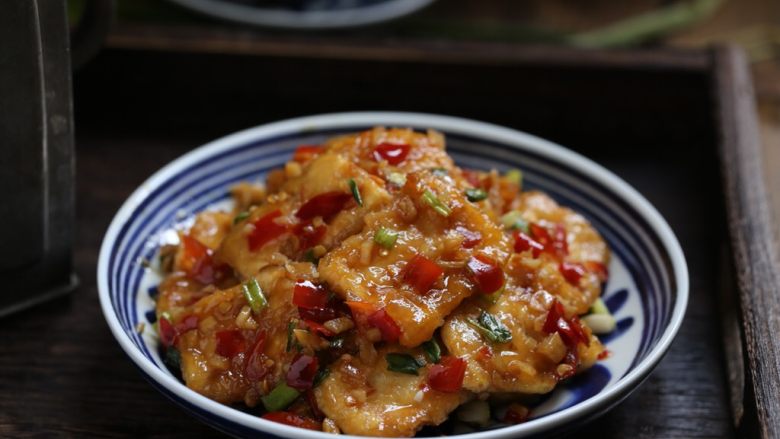 鱼香豆腐,美味的鱼香豆腐就做好了!