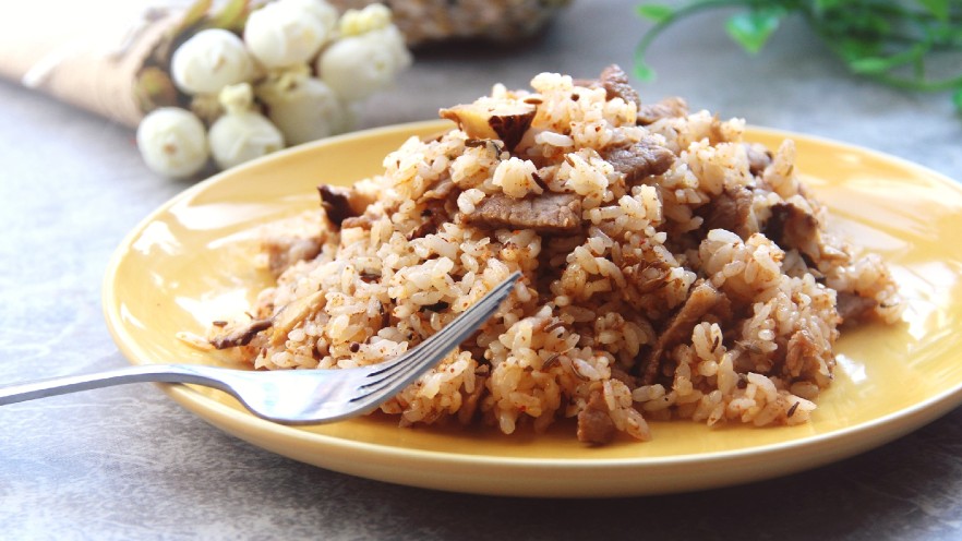 香菇牛肉炒饭