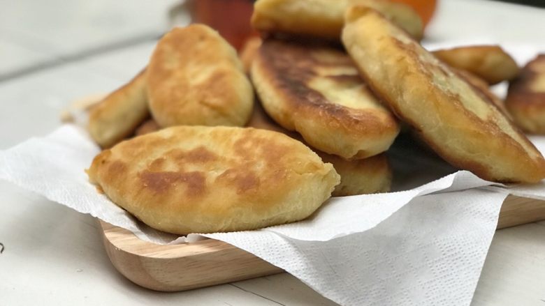 蛋葱油饼