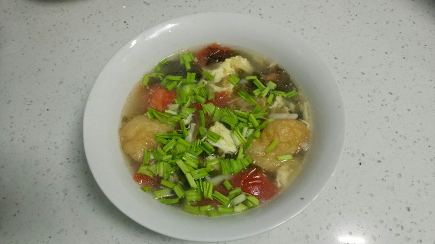 虾米紫菜鸡蛋汤