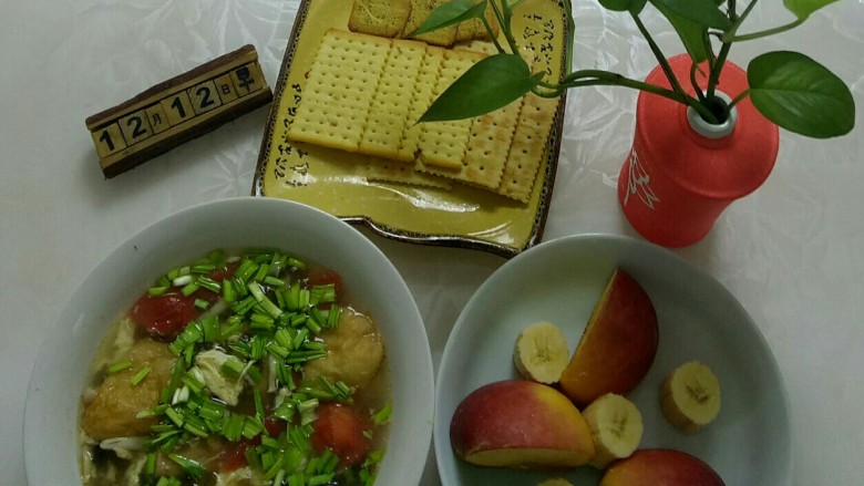 虾米紫菜鸡蛋汤,开吃了!