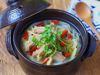 私家御寒羊肉砂锅粉丝煲