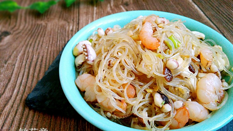 海鲜炒粉丝,敏茹意:海鲜炒粉丝