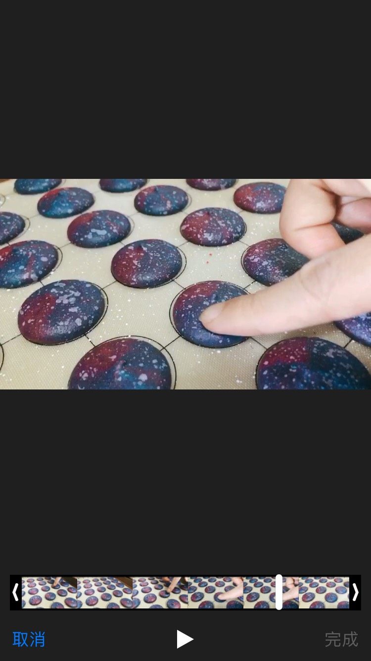 星空马卡龙(意式),晾壳:稍微结实的软壳