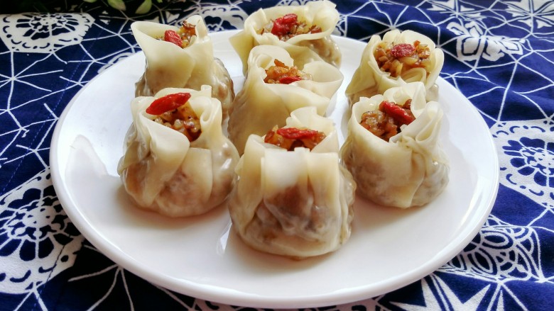 自制香菇烧卖,成品图来一张,味道棒棒哒!
