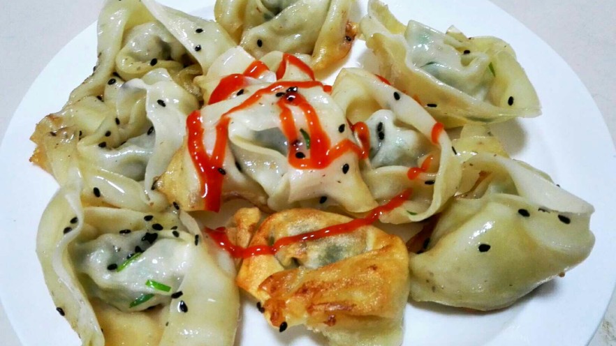 #乡味#无锡煎荠菜馄饨