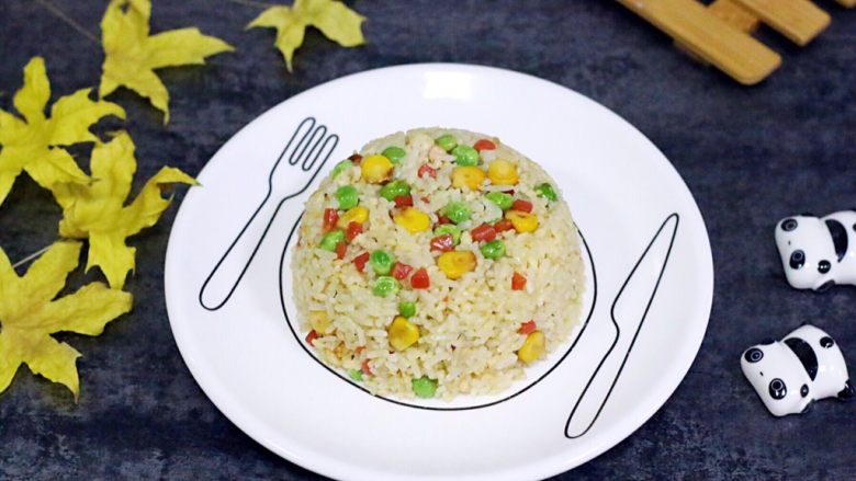 磷虾三鲜炒饭