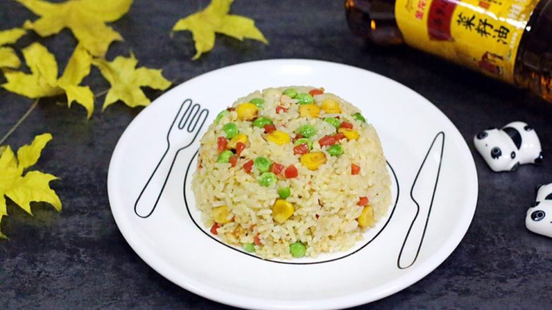 磷虾三鲜炒饭,给自己来一份美味的炒饭吧!
