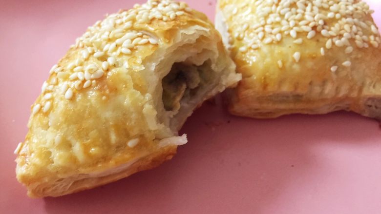 快手飞饼香蕉派,层次分明~