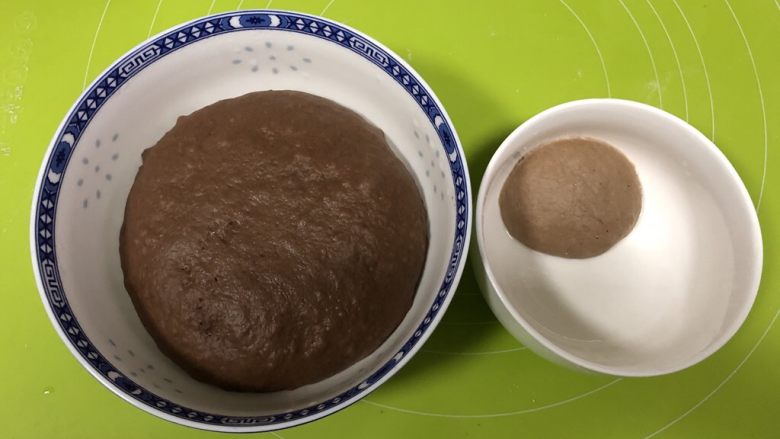 布朗熊豆沙包,天冷可以利用烤箱发酵档发酵,发酵1小时