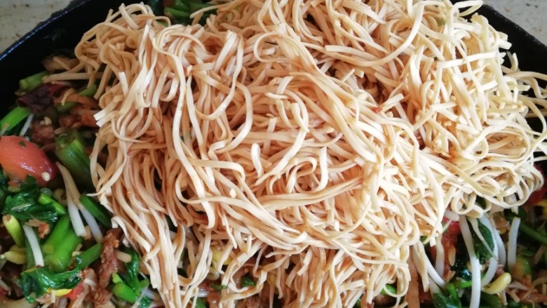 卤面,这是我炒出来的菜汁