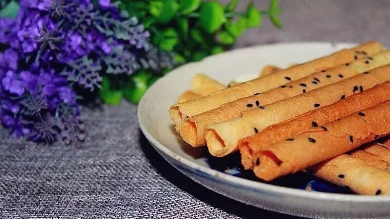 妈妈最喜欢的芝麻蛋卷儿