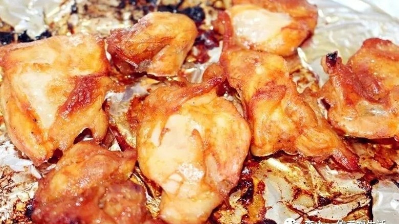 烤肉拌饭:琵琶腿版,烤肉完成!