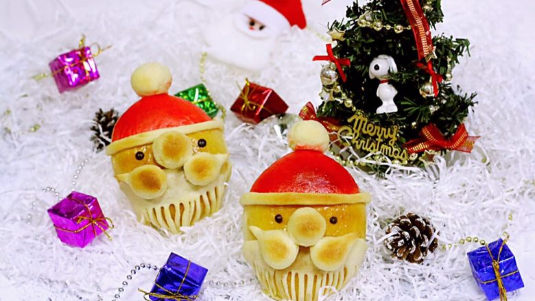 圣诞老人小餐包,圣诞老人陪我们一起过节了,Merry Christmas!