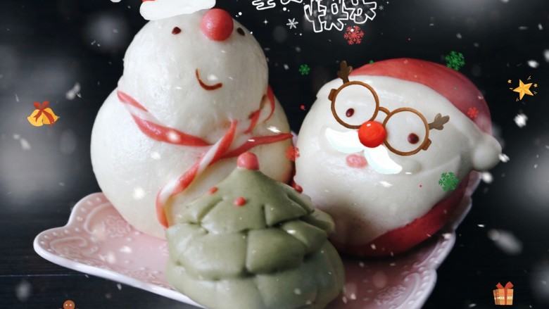 ≈卡通馒头之圣诞快乐🎄≈,Duang开盖有惊喜🎄🎅⛄
圣诞快乐！