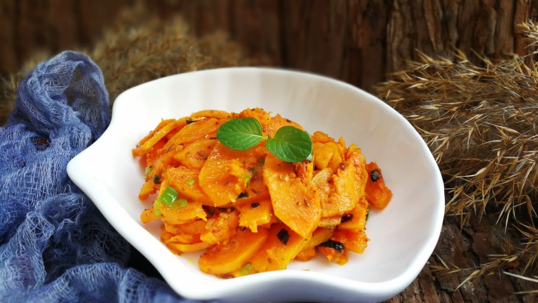 简单快手的孜然南瓜