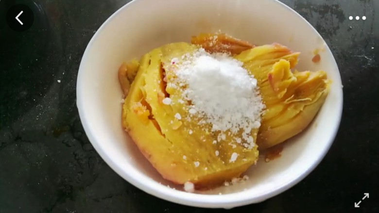 紫薯红薯包子(杂粮馒头),加适量白砂糖