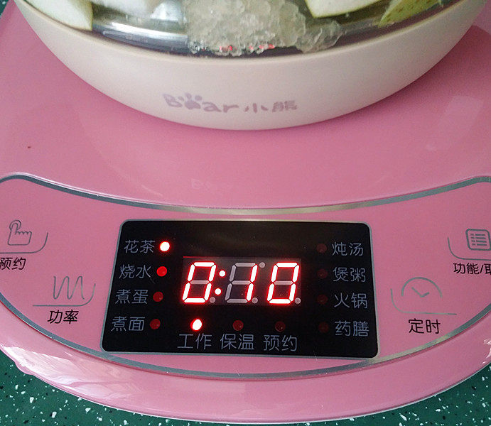 #百变水果# 水果养生茶,选择:花茶键