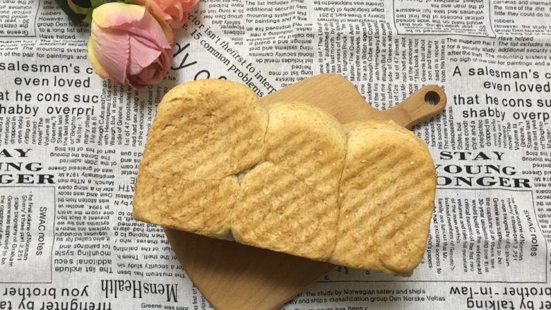 全麦面包--健康早餐的选择!,成品出炉!