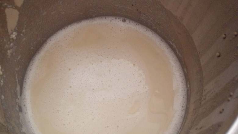 红枣豆浆,时间到,豆浆做好了,