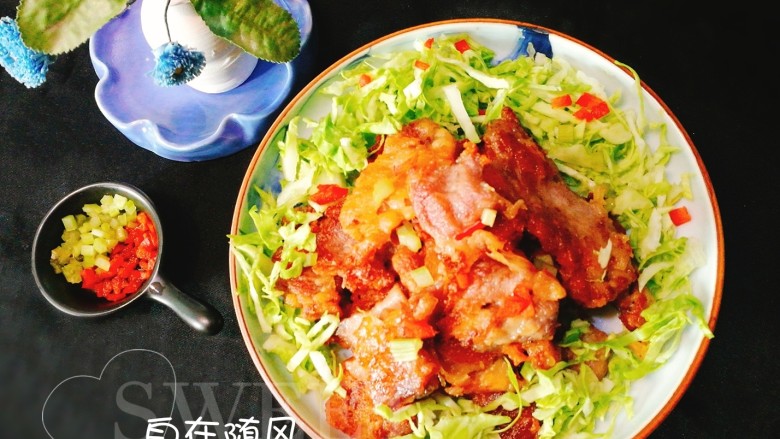 厨房挑战+荤菜~炸酥肉片,成品图