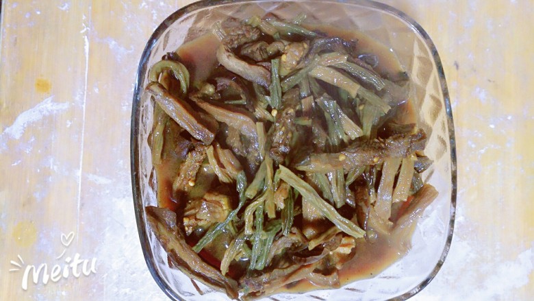 素炖茄子豆角干