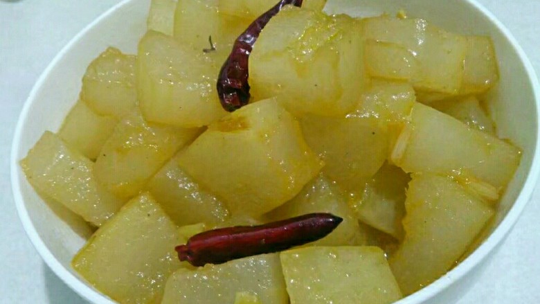 厨房挑战+素菜+素烧冬瓜,出锅装碗