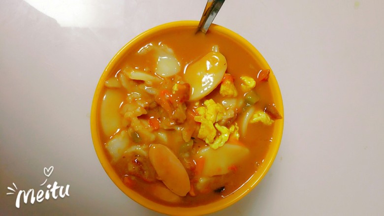 给肉都不换的炒年糕,开吃了,超级好吃