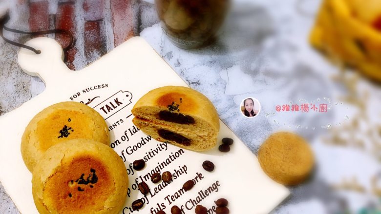 可可日式面包(黑豆沙),成品图