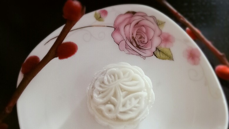 蔓越莓冰皮月饼♧