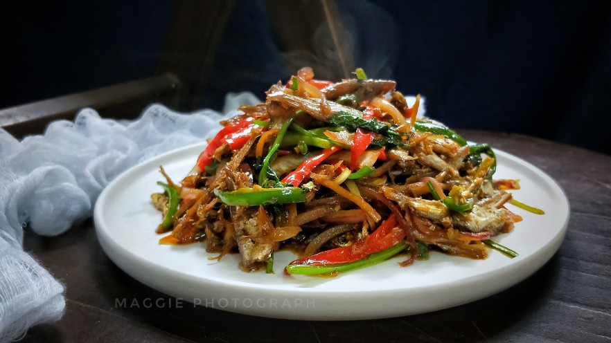 香辣下饭菜～客家小炒鱼干