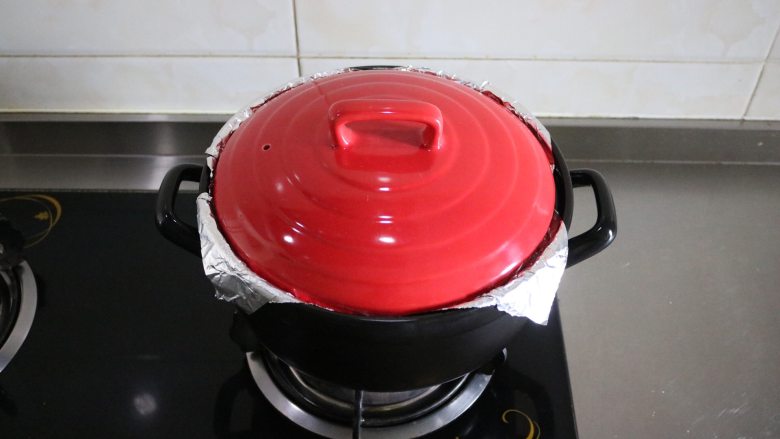 原汁原味烤羊排,大火烤20分钟;
