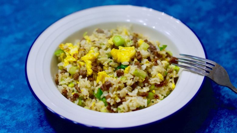 牛肉蛋炒饭,起锅!