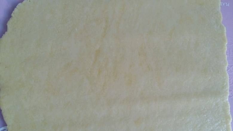 甜蜜苹果派, 厚度大约2mm。