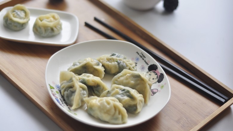 菠菜素饺子,~~