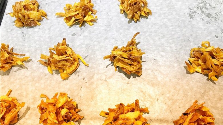 🍠日式番薯脆酥糖🍠,整好型的酥糖是这个样子哒~