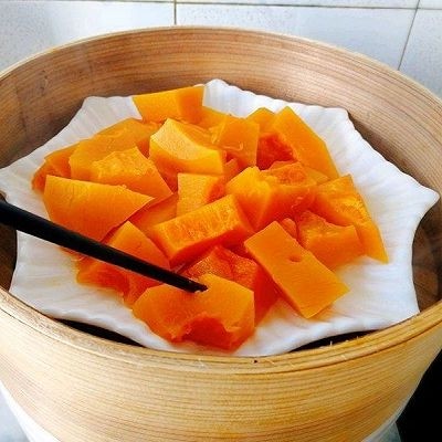 一锅出&枣花馍+红薯枸杞粥
,蒸软即可