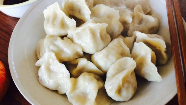 胡萝卜羊肉馅饺子