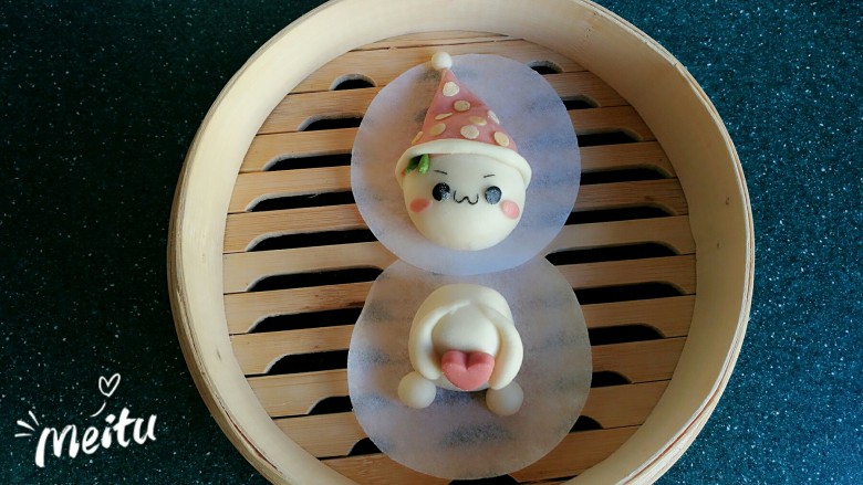 造型馒头——长草颜团子,萌萌哒!