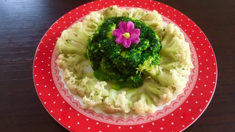 挑战厨房/素菜/蒜蓉炒双花,成品图