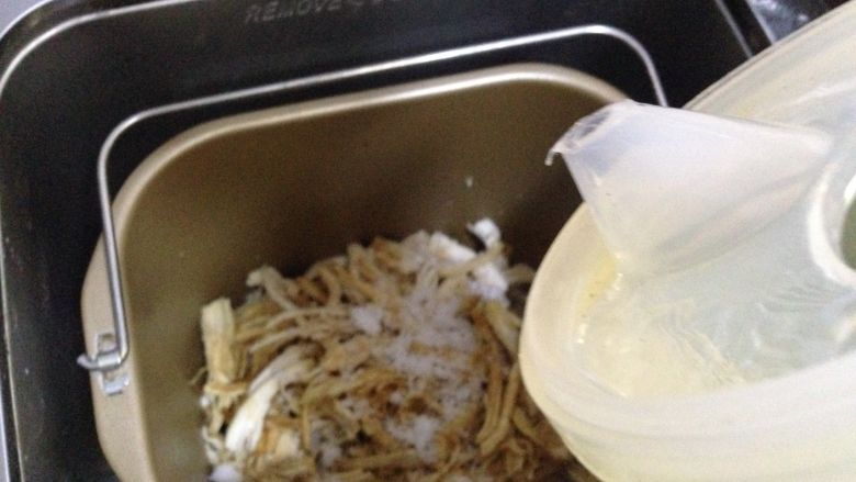 自制鸡肉松(面包机版),食用油