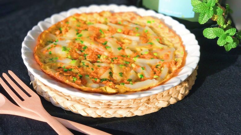 年糕鸡蛋饼