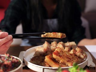 广式茶点-香煎萝卜糕