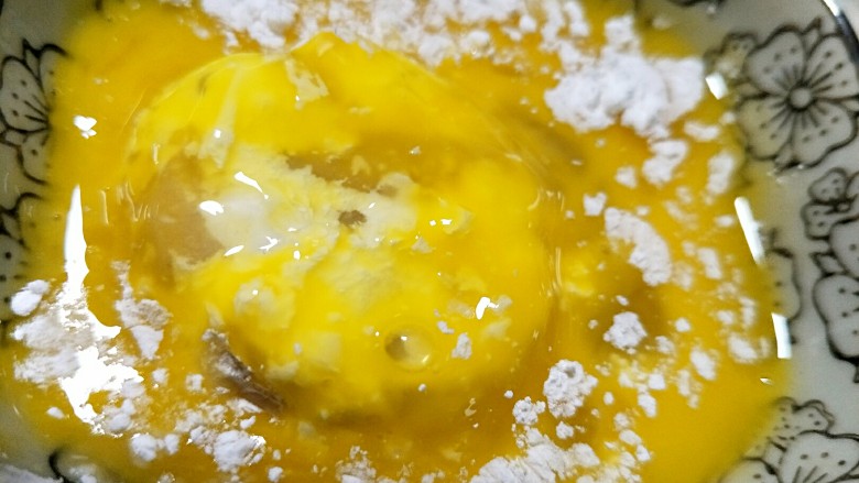 自制上校鸡块(空气炸锅),裹蛋液